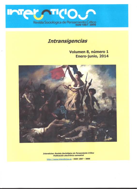 					Ver Vol. 8 Núm. 1 (2014): Intransigencias
				